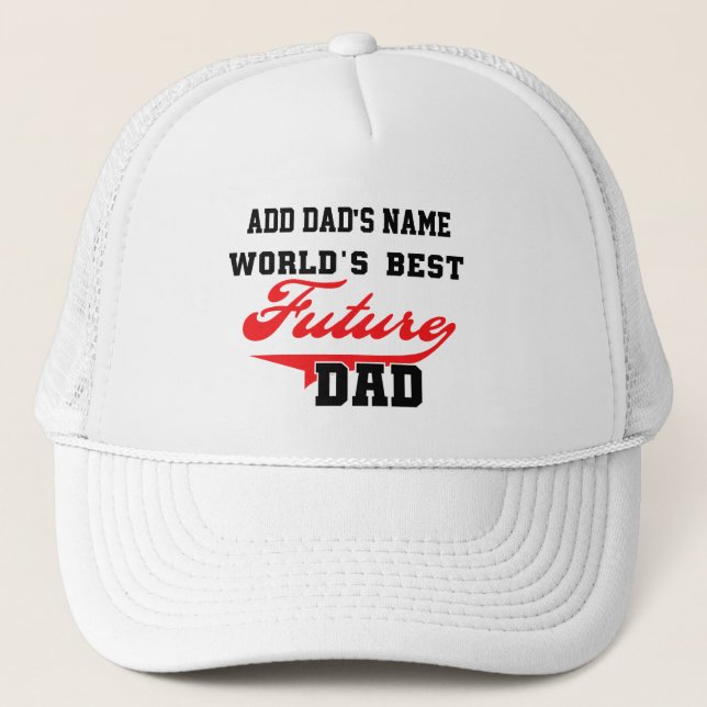 Best Future Dad Customised Hat (Front)