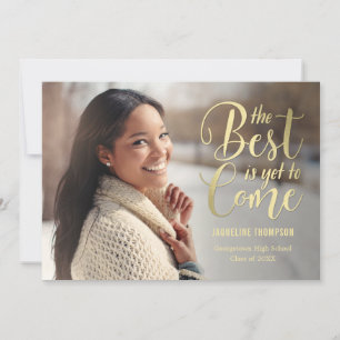 Best Future EDITABLE COLOR Graduation Announcement
