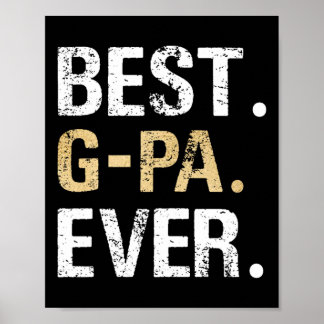 Best G-pa Graphic G-pa Gift From Granddaughter Gra Poster