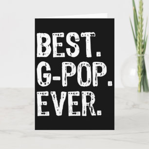 Best G-pop Ever Family Cool Funny Gpop Card