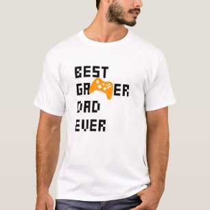 Best Gamer Dad Ever Funny Gaming Dad T-Shirt