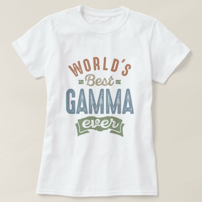 Best Gamma T-Shirt (Design Front)