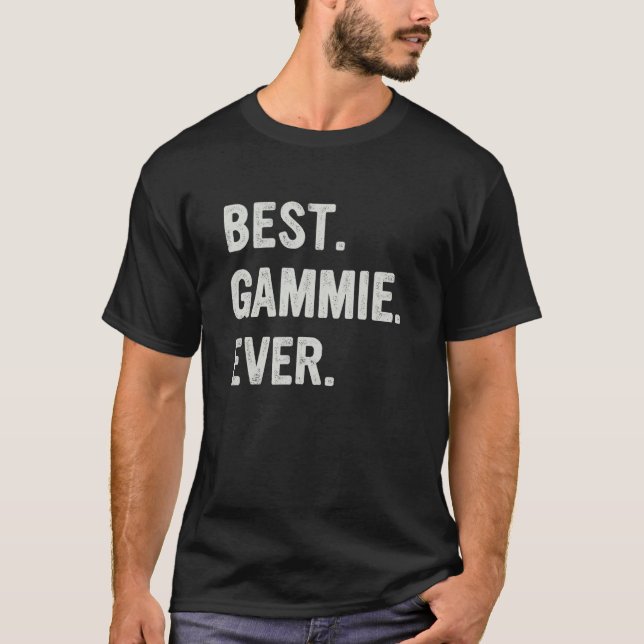 Best Gammie Ever Family Grandma T-Shirt (Front)