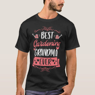 Best Gardening Grandma Ever Cute Trendy Grandmoth T-Shirt