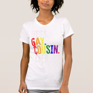 Best Gay Cousin Ever LGBT Pride Gay Cousin Gift T-Shirt