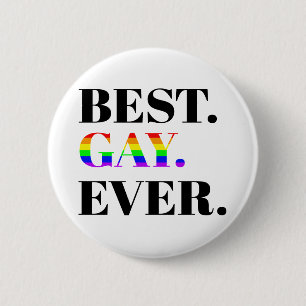 Best Gay Ever MLM Pride 6 Cm Round Badge