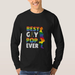 Best Gay Pop Ever LGBT Pride Month Grandpa Dad T-Shirt