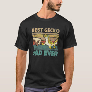 Best Gecko Dad Ever Lizard Leopard Gecko T-Shirt