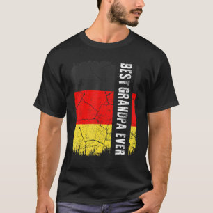 Best German Grandpa Ever Germany Flag Father's Day T-Shirt
