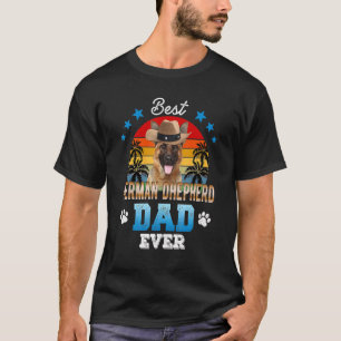 Best German Shepherd Dad Ever Best Dad Dog Men T-Shirt