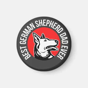 Best German Shepherd Dad Ever        Magnet
