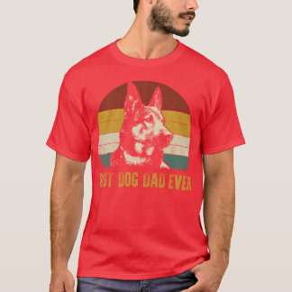 Best German Shepherd Dog Dad Ever Fathers Day vint T-Shirt