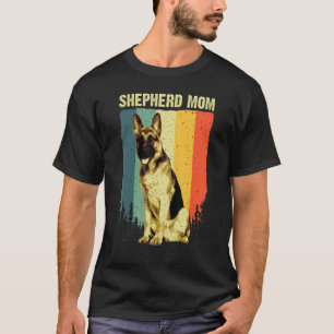 Best German Shepherd Mum Art Women Dog Owner Pet L T-Shirt