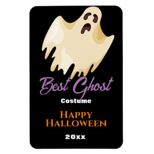 Best Ghost Costume  w/ Ghost Halloween Award  Magnet