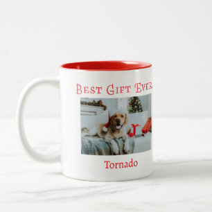Best Gift Ever Pet Dog Photo Gift Two-Tone Coffee Mug