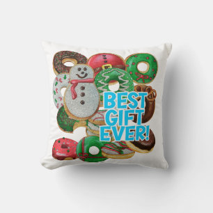 Best Gift Ever! Xmas Doughnuts Cushion