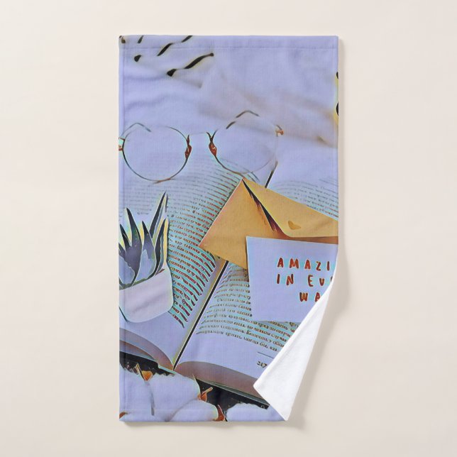 Best gift for book lover hand towel (Hand Towel)
