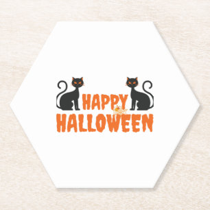 best gift for halloween happy halloween paper coaster