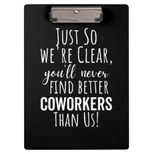 BEST GIFT FOR LEAVING COWORKERS CLIPBOARD