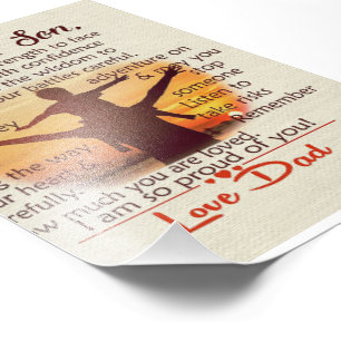 Best Gift For Son   To My Son Quotes Photo Print