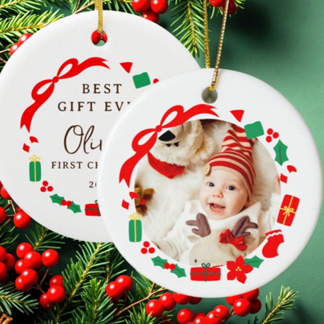 Best Gift Girl First Christmas Ceramic Tree Decoration (Creator Uploaded)