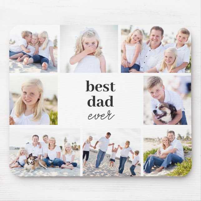 Best Gift Personalised Colour Photo Mouse Pad (Front)