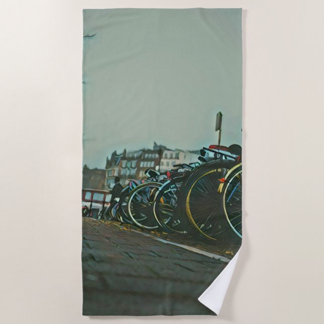 Best gifts for cyclists 2022 beach towel (Front)