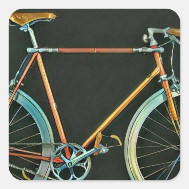 Best gifts for cyclists 2022 square sticker (Front)
