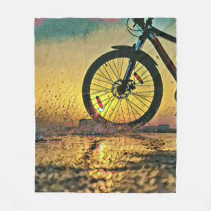 Best gifts for cyclists fleece blanket