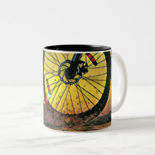 Best gifts for cyclists Two-Tone coffee mug