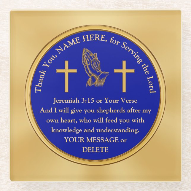Best Gifts for Pastor Appreciation Day, Coaster (Front)