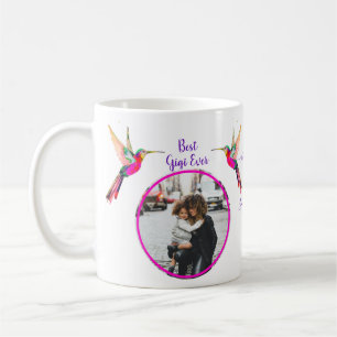 Best Gigi Ever! Family Photo Hummingbird Coffee Mug