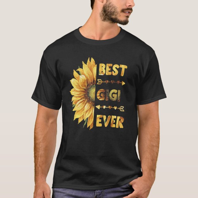 Best Gigi Ever   Mother's Day Sunflower  Women T-Shirt (Front)