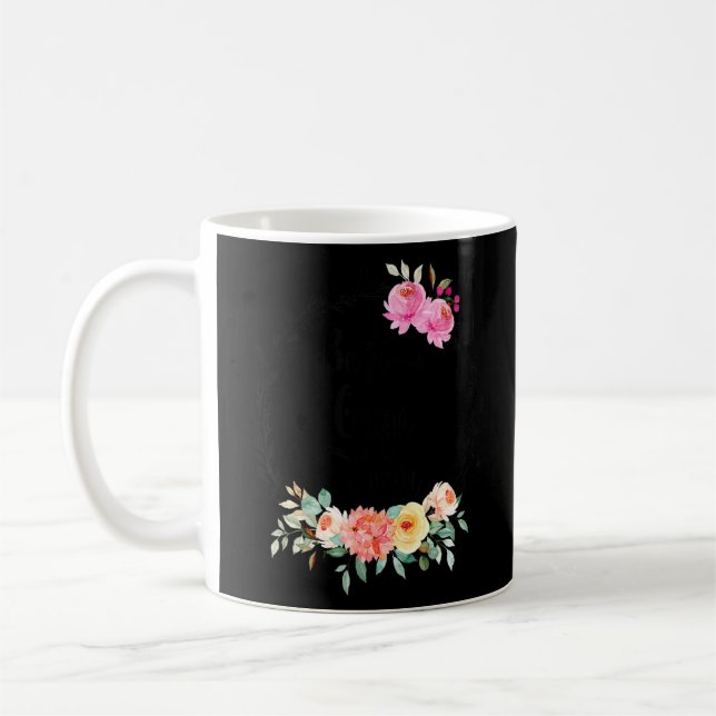 Best Gigi Ever Women Floral Decoration Grandma  Coffee Mug (Left)