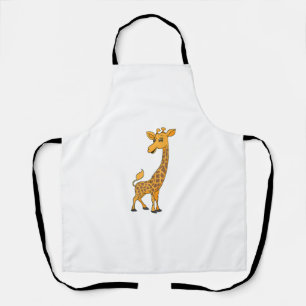 Best Giraffe Art For Men Women Adult Giraffe Print Apron