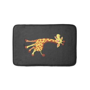 Best Giraffe Art For Men Women Adult Giraffe Print Bath Mat