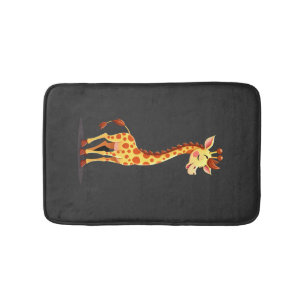 Best Giraffe Art For Men Women Adult Giraffe Print Bath Mat