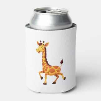 Best Giraffe Art For Men Women Adult Giraffe Print Can Cooler