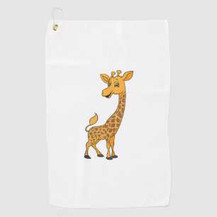 Best Giraffe Art For Men Women Adult Giraffe Print Golf Towel