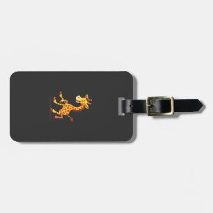 Best Giraffe Art For Men Women Adult Giraffe Print Luggage Tag
