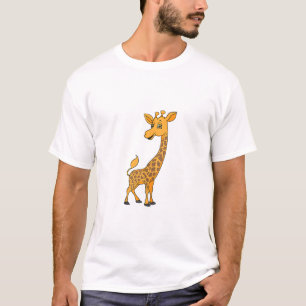 Best Giraffe Art For Men Women Adult Giraffe Print T-Shirt