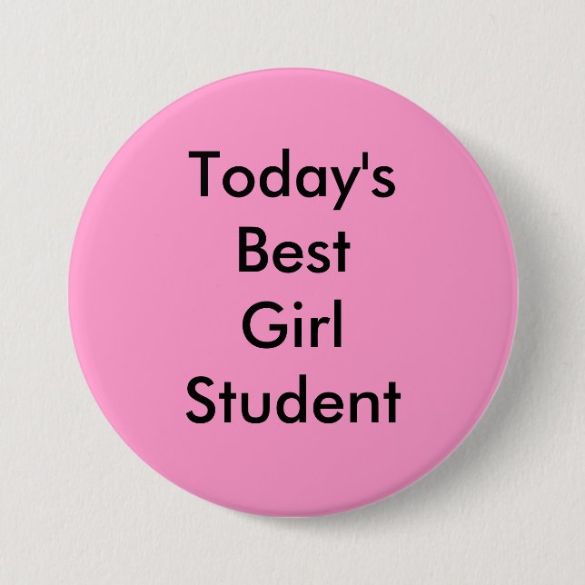 Best Girl Button (Front)