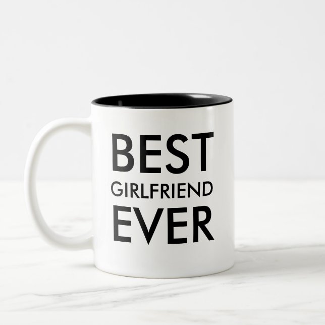 Best Girlfriend Ever Mug | Valentine day gift (Left)