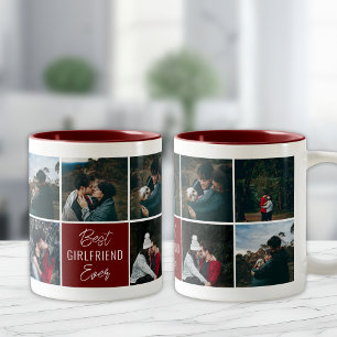 Best Girlfriend Ever Personalized Photo Coffee Mug