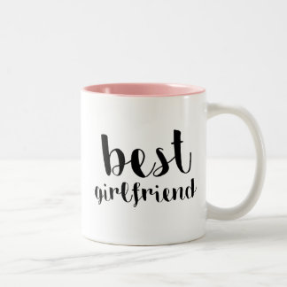 Best Girlfriend Two-Tone Coffee Mug