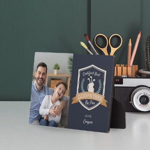 Best Godfather By Par   Father's Day Golf Photo Plaque