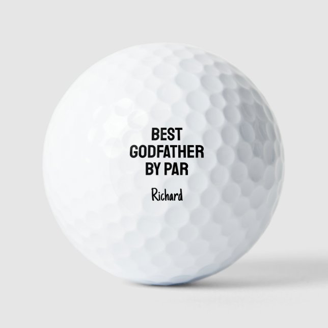 Best Godfather By Par Golf Gifts For Godfather Balls (Front)