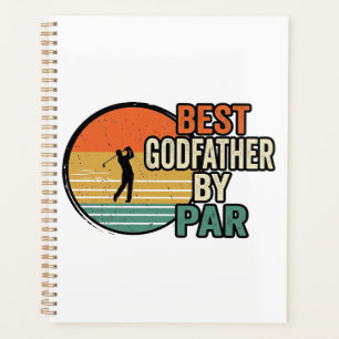 Best Godfather by Par Vintage Golf Vector Design_1 Planner