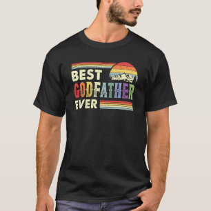 Best Godfather Ever Men Vintage Retro Decoration G T-Shirt