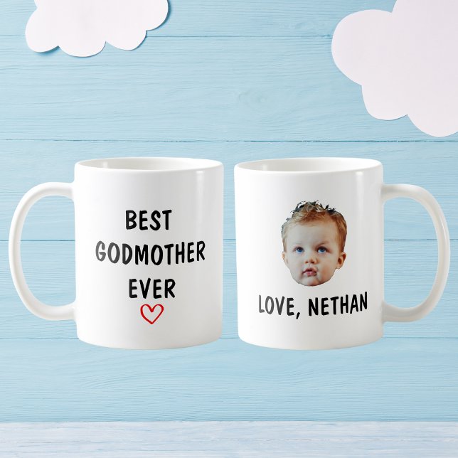 Best Godmother Ever Gifts, Personalised Godmother  Coffee Mug (Creator Uploaded)